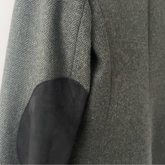 VERONICA BEARD | Somner Green Gray Herringbone Tweed Dickey Jacket Blazer 4 - Picture 8 of 10